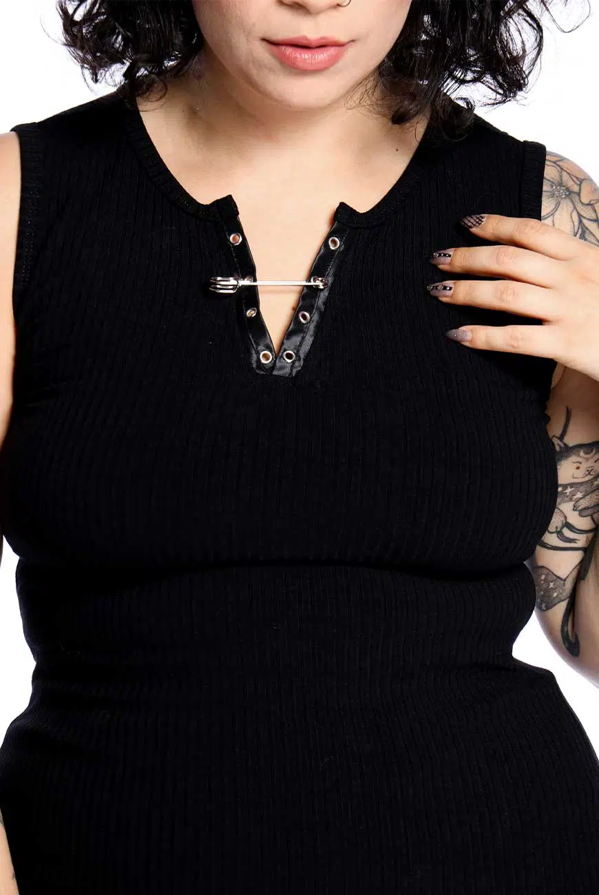 Blusa Canelada Alfinetes Nana - Imagem 11