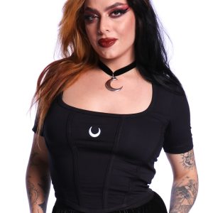 Blusa Corpete Preta Akasha