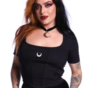 Blusa Corpete Preta Akasha