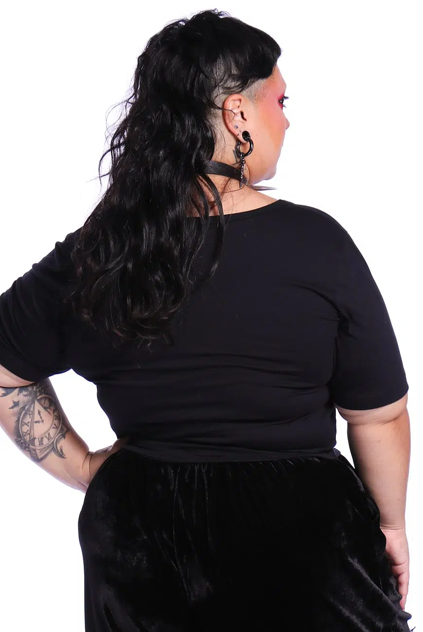 Blusa Corpete Preta Akasha - Imagem 9