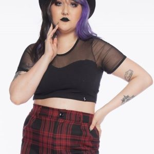 Blusa Cropped Scylla Manga Curta