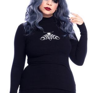 Blusa Gola Alta Mariposa