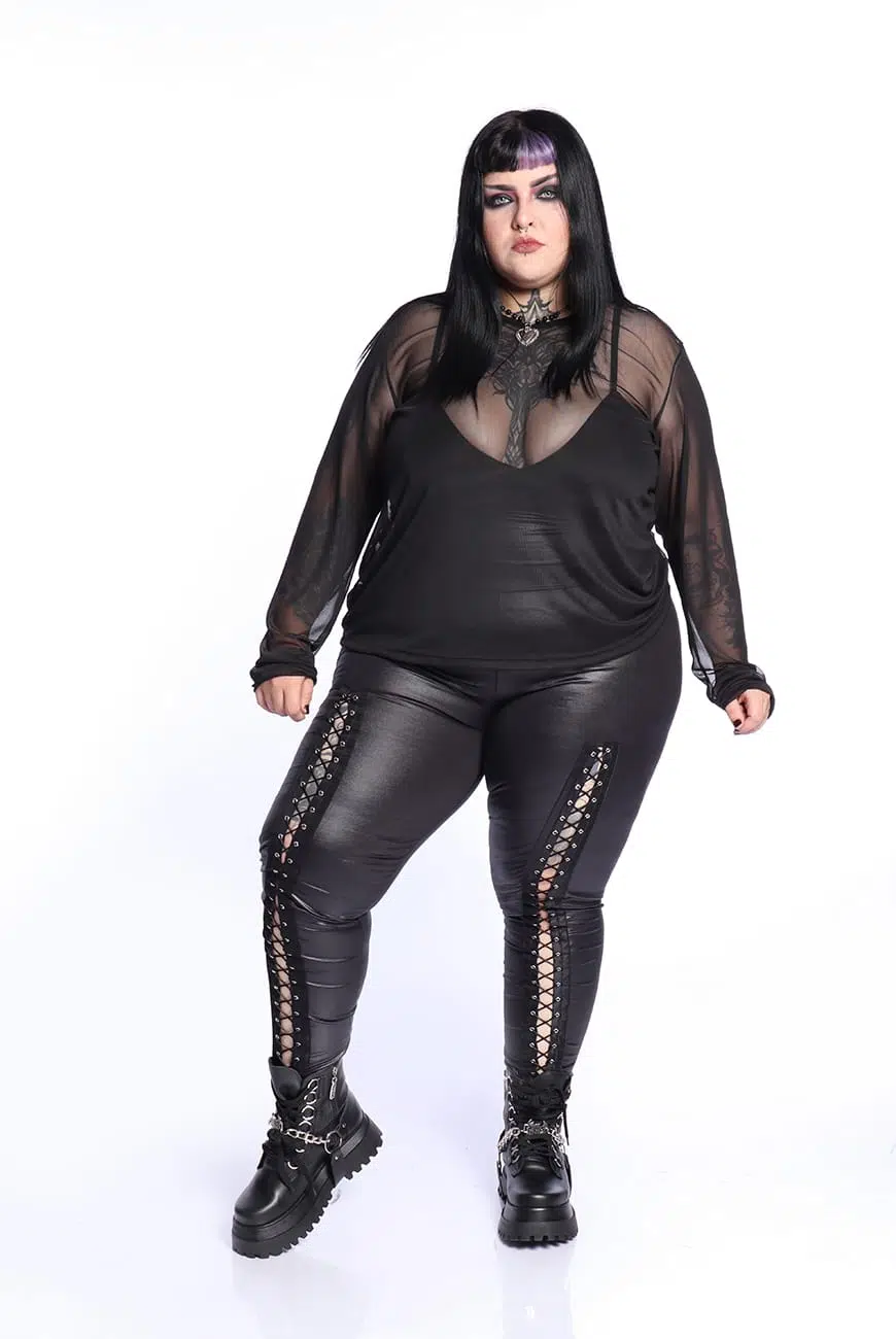 Blusa Manga Longa Tule Shadow - Imagem 4