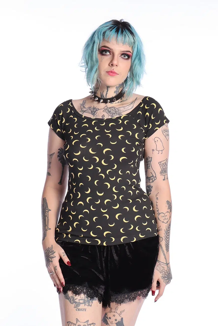 Blusa Ombro a Ombro Luas - Imagem 1
