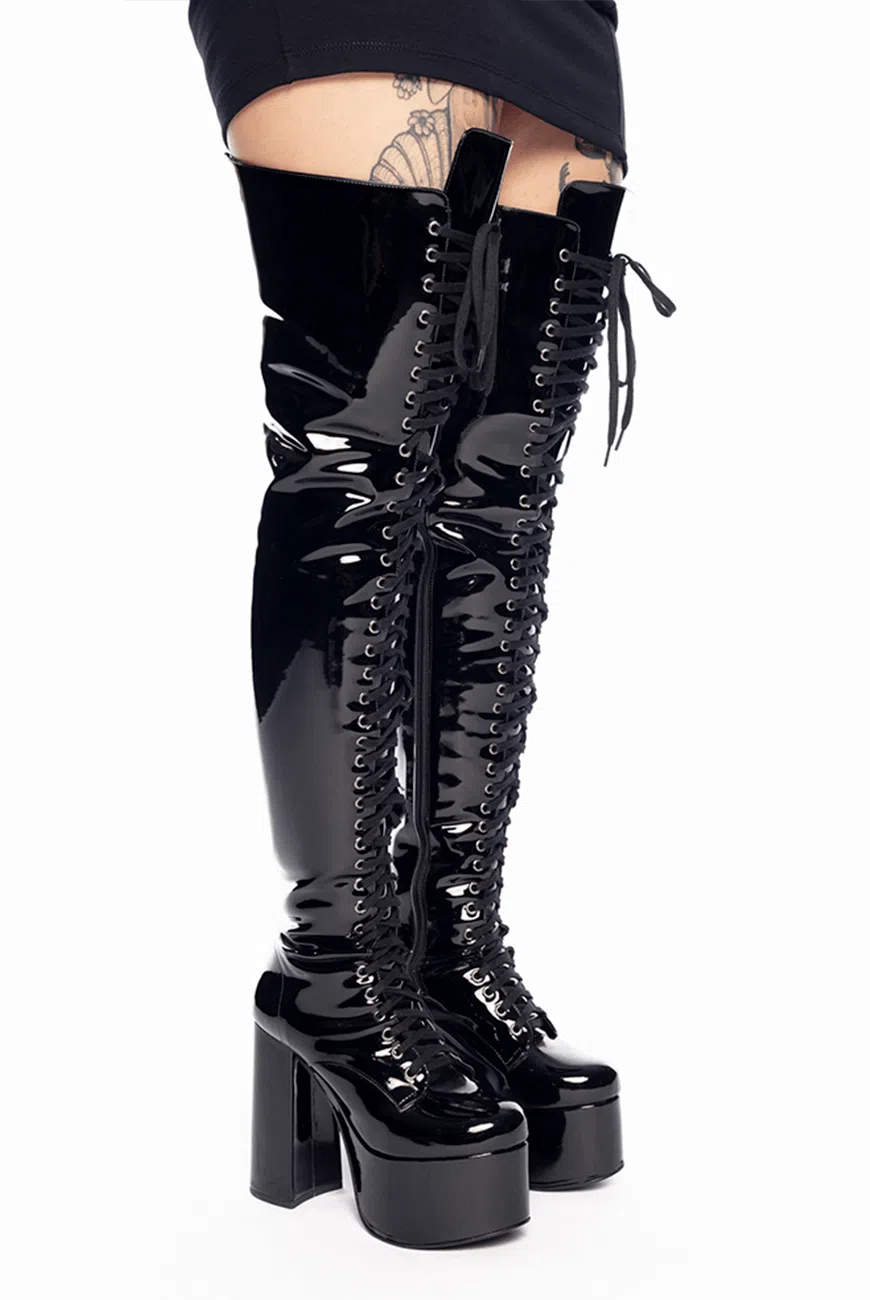 Bota Over the Knee Vinil Blade - Imagem 2