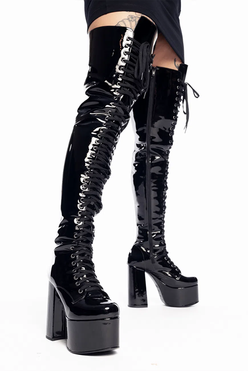 Bota Over the Knee Vinil Blade - Imagem 6