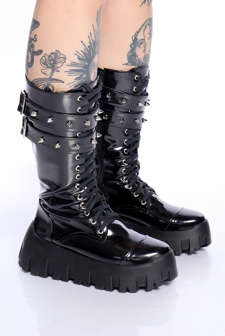 Bota Tratorada Cano Alto Spikes Rebel - Imagem 3
