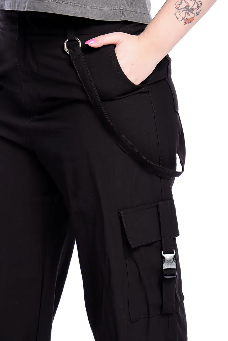 Calça Baggy Preta Obsidian - Imagem 10