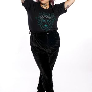 Calça Alfaiataria Veludo Black Mamba