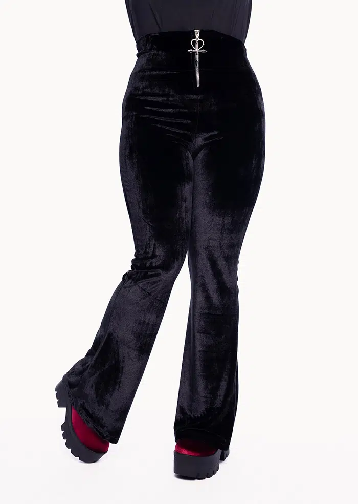 Calça Flare Veludo Noir - Imagem 2