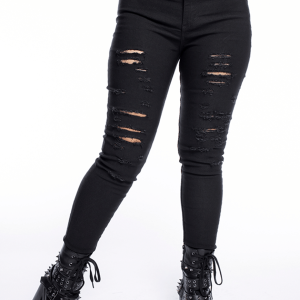 Calça Jegging Rasgada