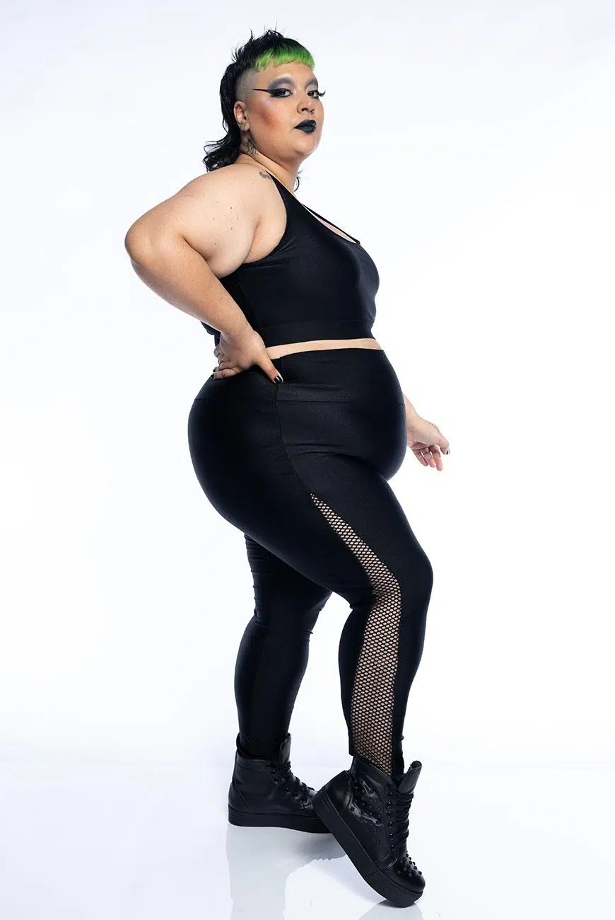 Calça Legging Arrastão - Imagem 8