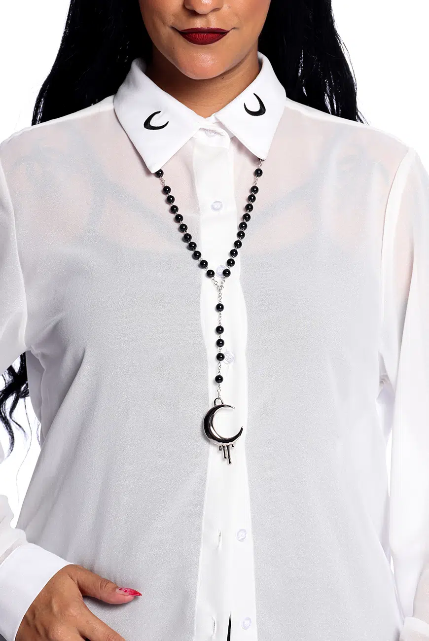 Camisa Manga Longa Black Moon Off White - Imagem 10