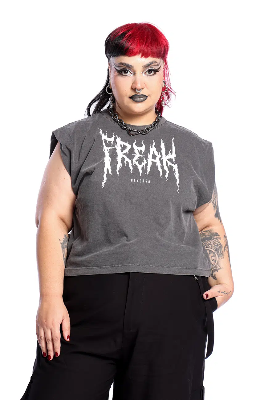 Camiseta Cropped Estonada Freak - Imagem 3