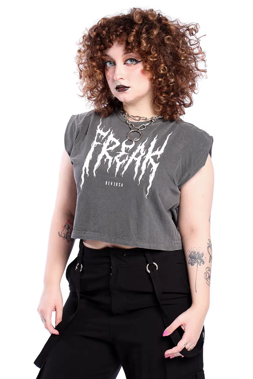 Camiseta Cropped Estonada Freak - Imagem 6