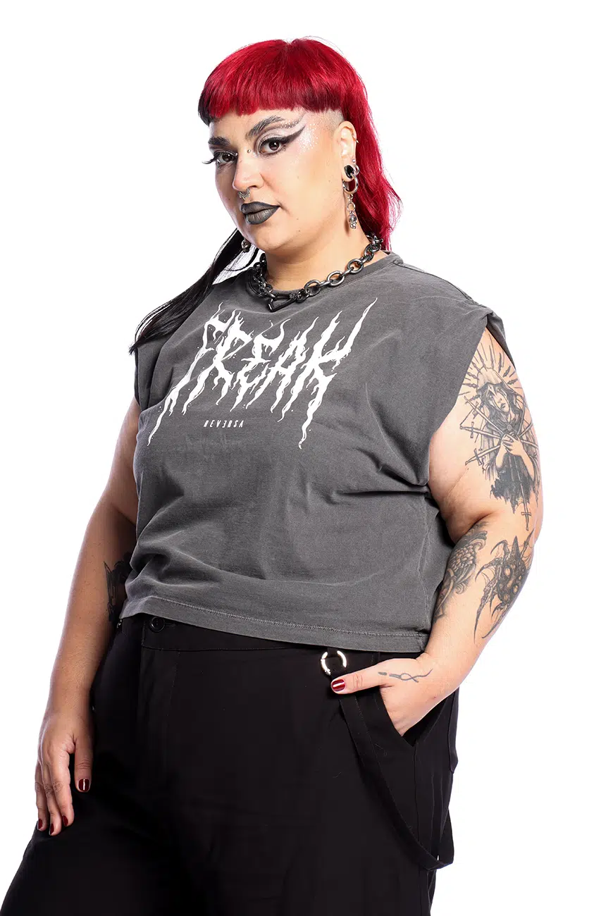 Camiseta Cropped Estonada Freak - Imagem 7