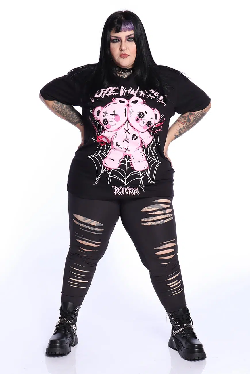 Camiseta Unissex Oversized Cute Can Kill - Imagem 6