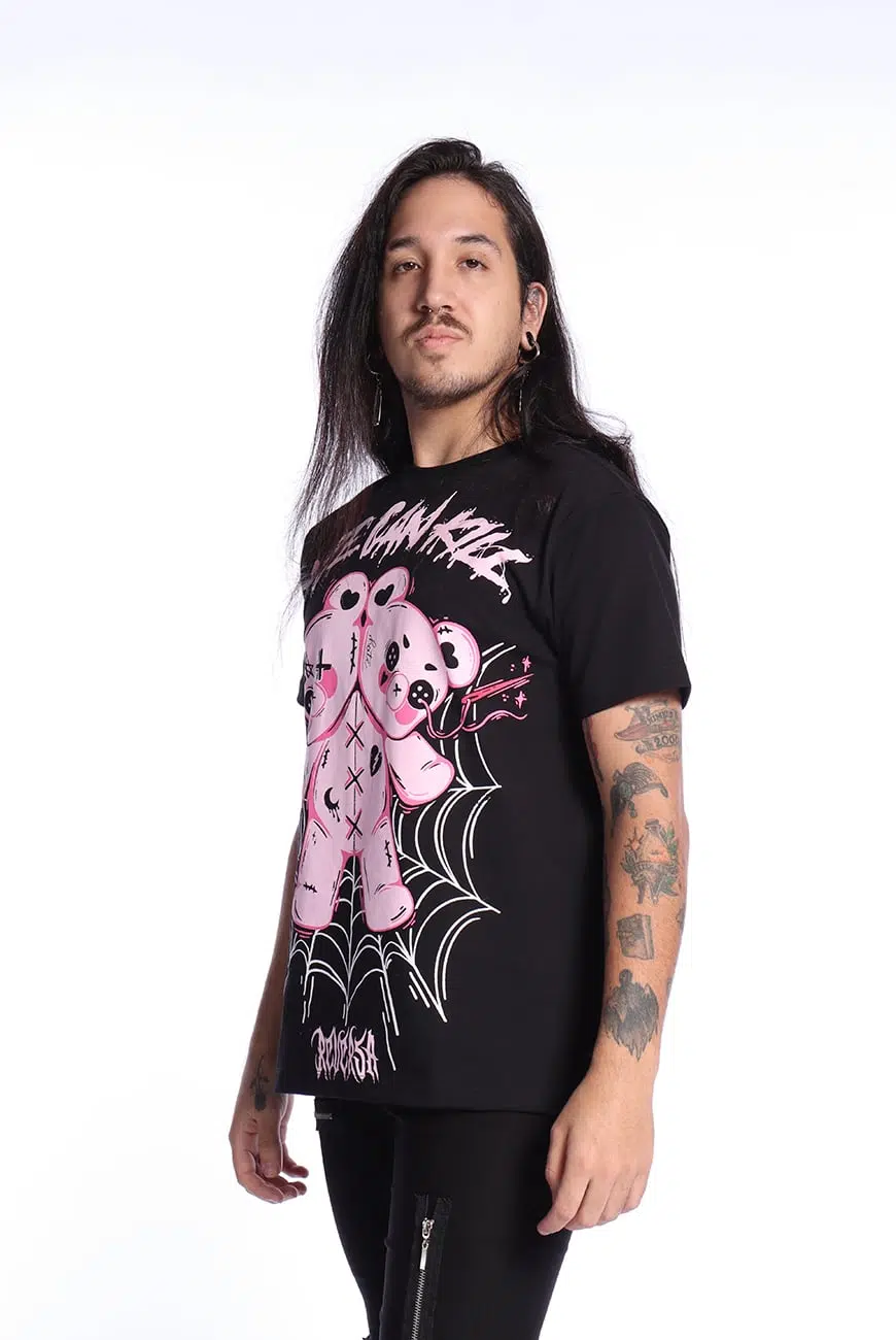 Camiseta Unissex Oversized Cute Can Kill - Imagem 8