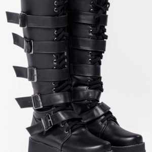 Coturno Cano Alto Plataforma Synth