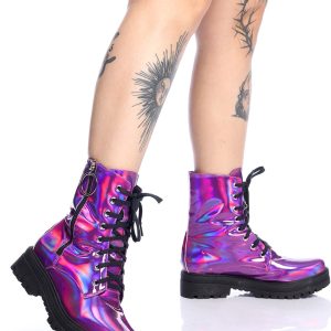 Coturno Holográfico Purple Haze