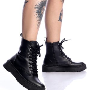 Coturno Unissex Chunky Preto