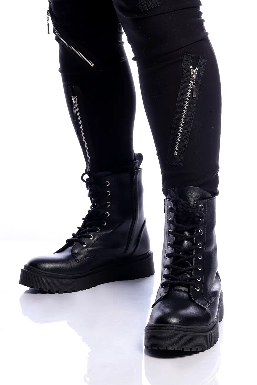 Coturno Unissex Chunky Preto - Imagem 2