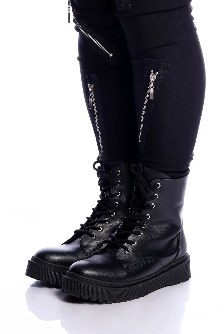 Coturno Unissex Chunky Preto - Imagem 5