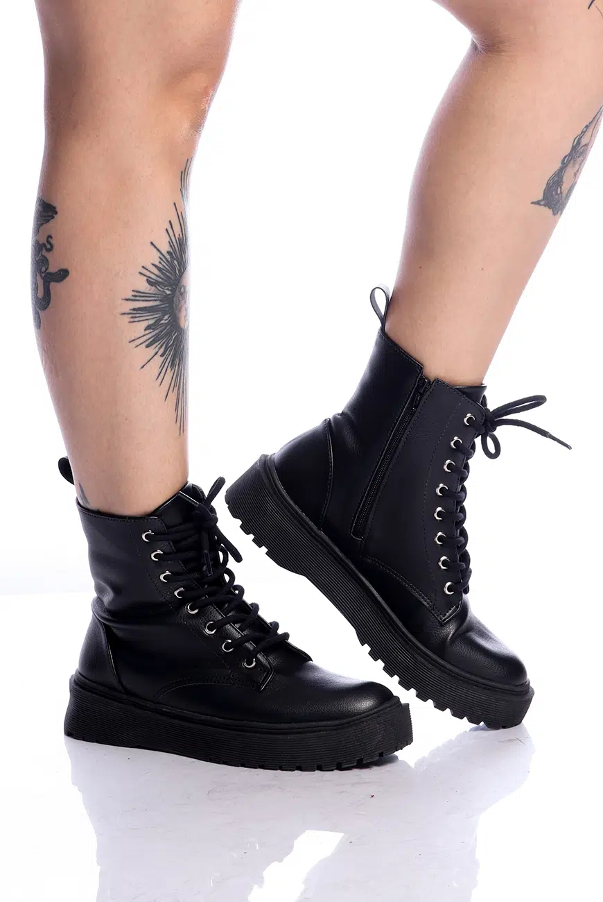 Coturno Unissex Chunky Preto - Imagem 6