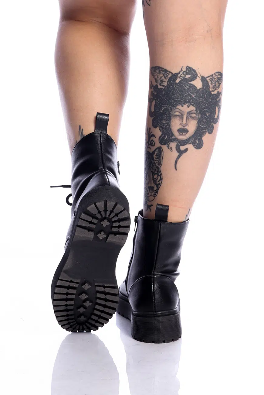 Coturno Unissex Chunky Preto - Imagem 8