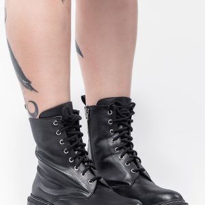 Coturno Vegano Unissex 1960 Preto