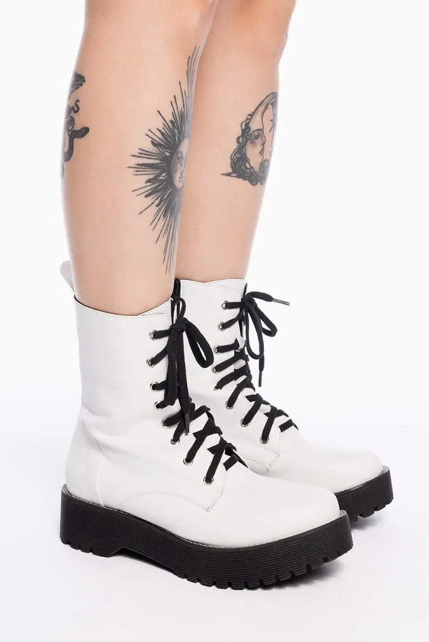 Coturno Chunky Branco Phantome - Imagem 2