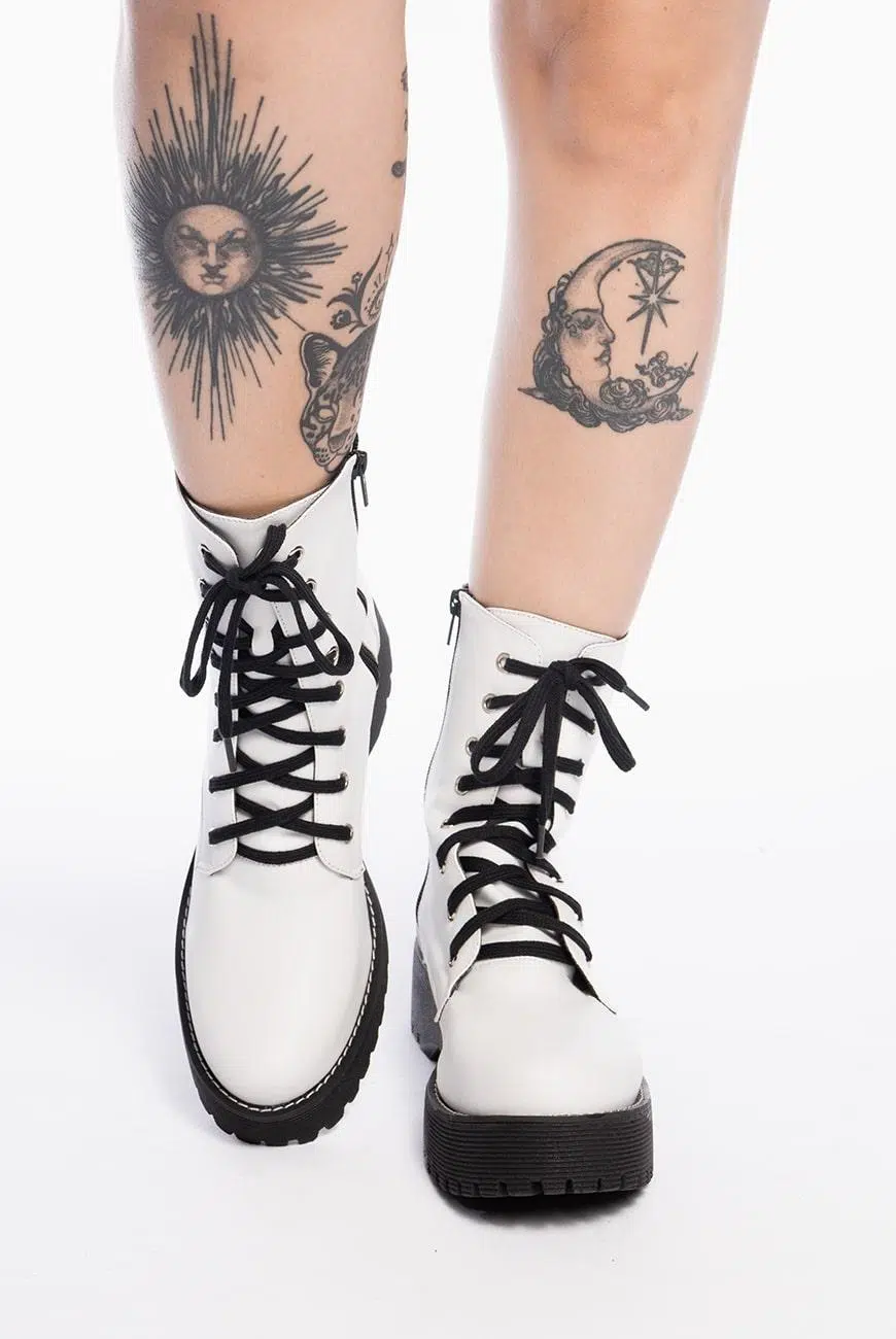 Coturno Chunky Branco Phantome - Imagem 4