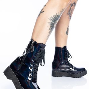 Coturno Holográfico Preto Deathstar