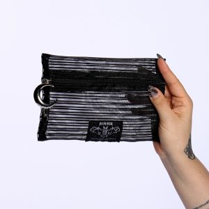 Estojo Necessaire Stripes Preto