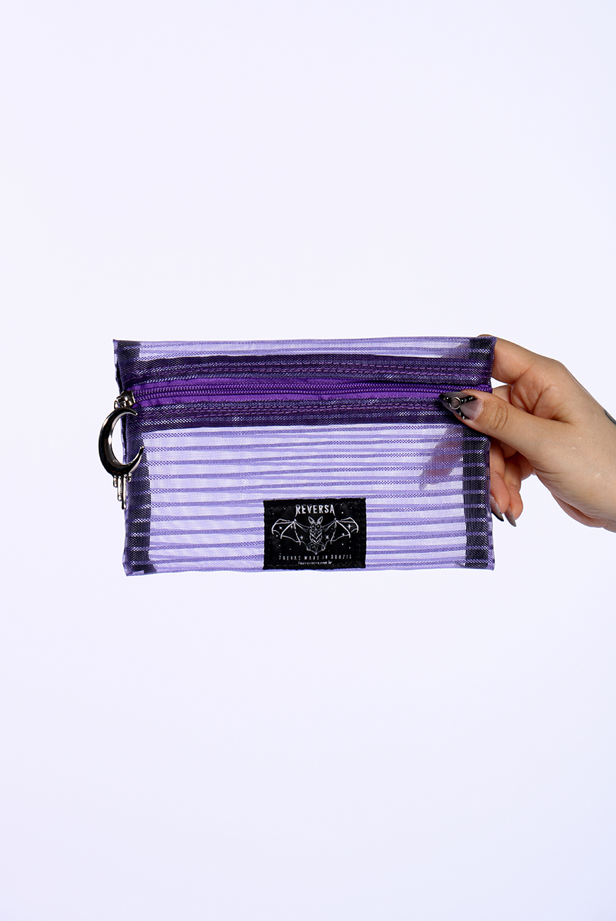 estojo-necessaire-stripes-roxo-00.jpg Estojo Necessaire Stripes Roxo - Imagem 1