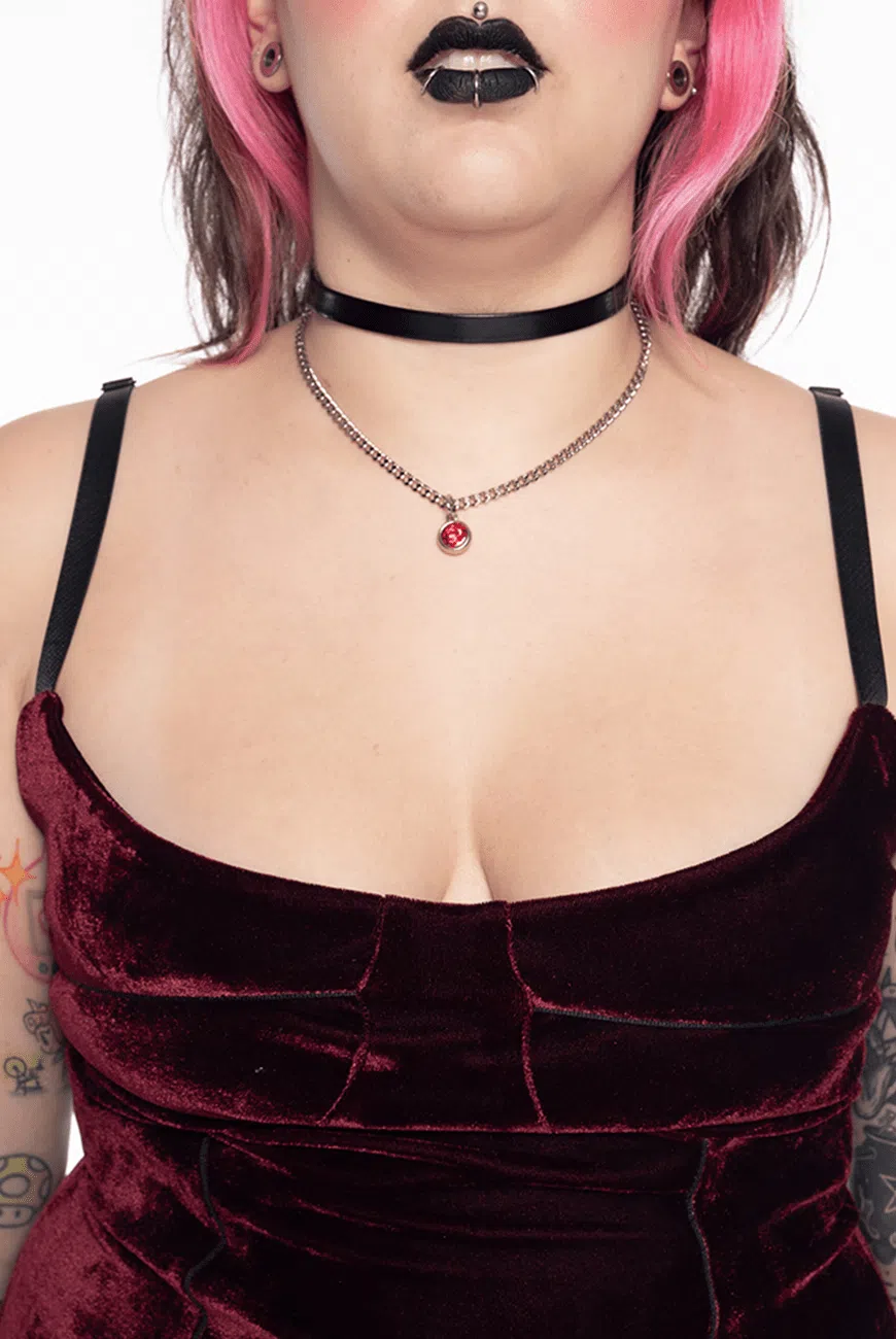Gargantilha Choker Blood Drop - Imagem 1