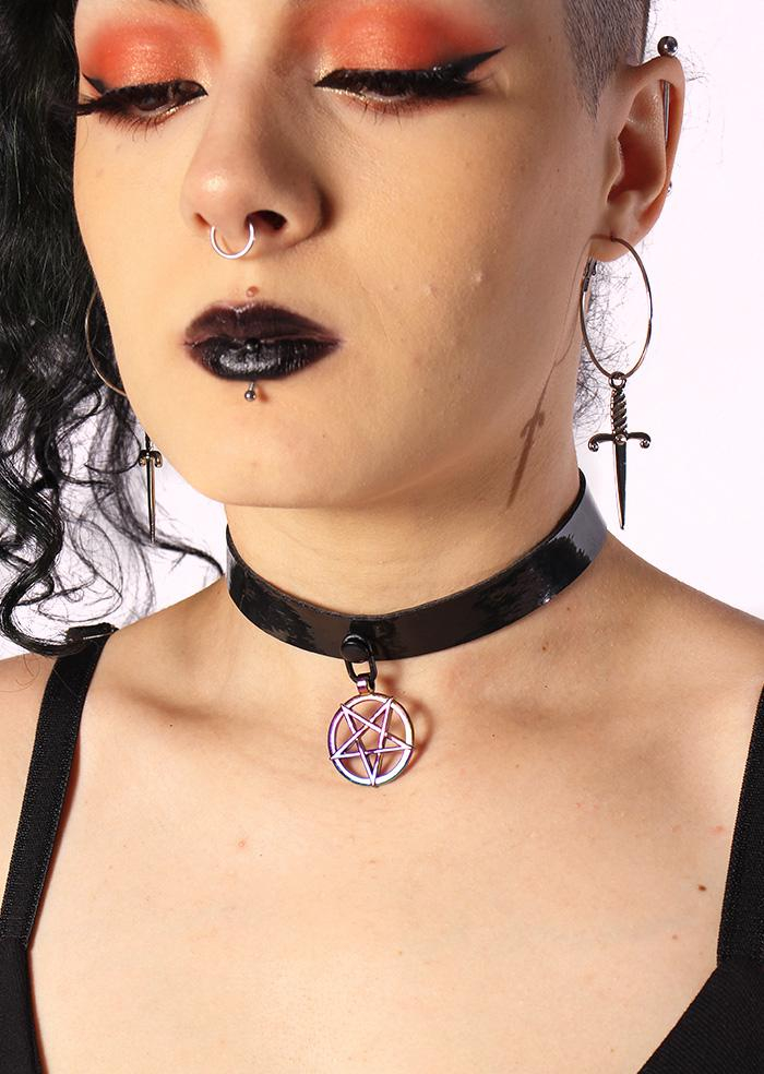 Gargantilha Choker Pentagrama Aurora - Imagem 2