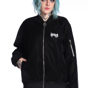 Jaqueta Bomber Preta Darkness