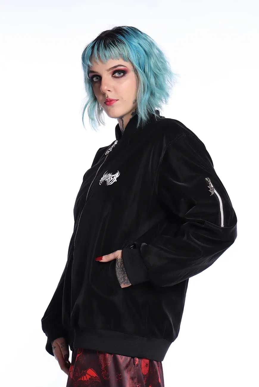 Jaqueta Bomber Preta Darkness - Imagem 8