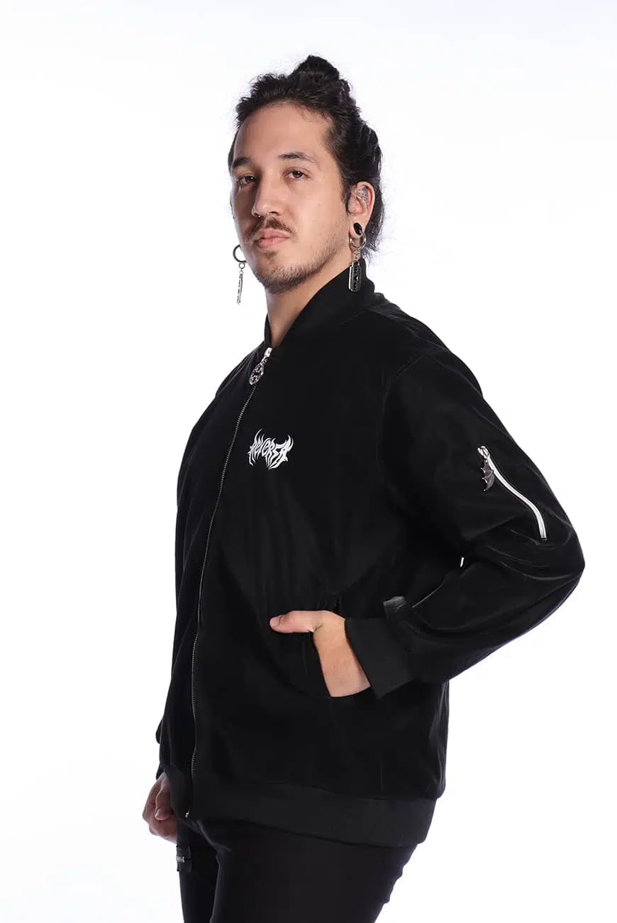 Jaqueta Bomber Preta Darkness - Imagem 9