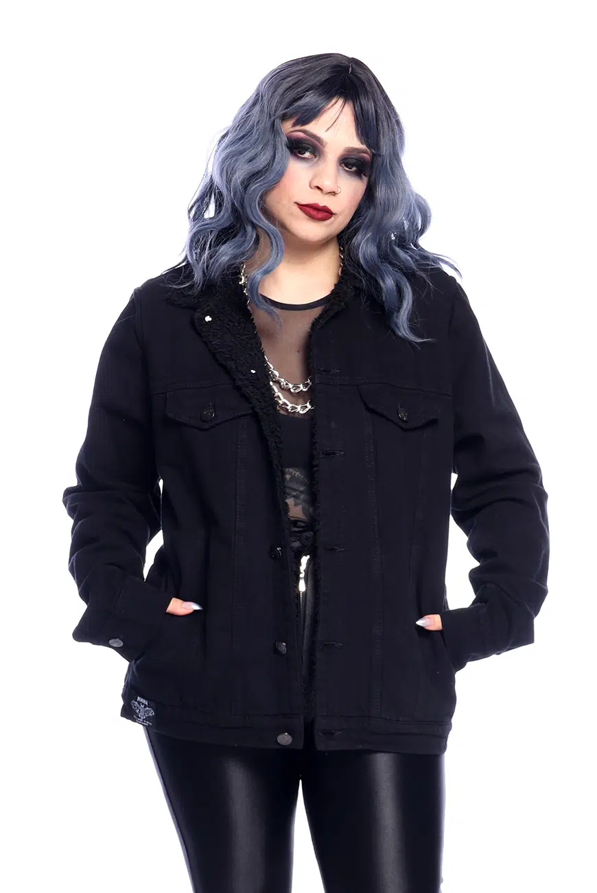 Jaqueta Oversized Preta Sherpa - Imagem 10