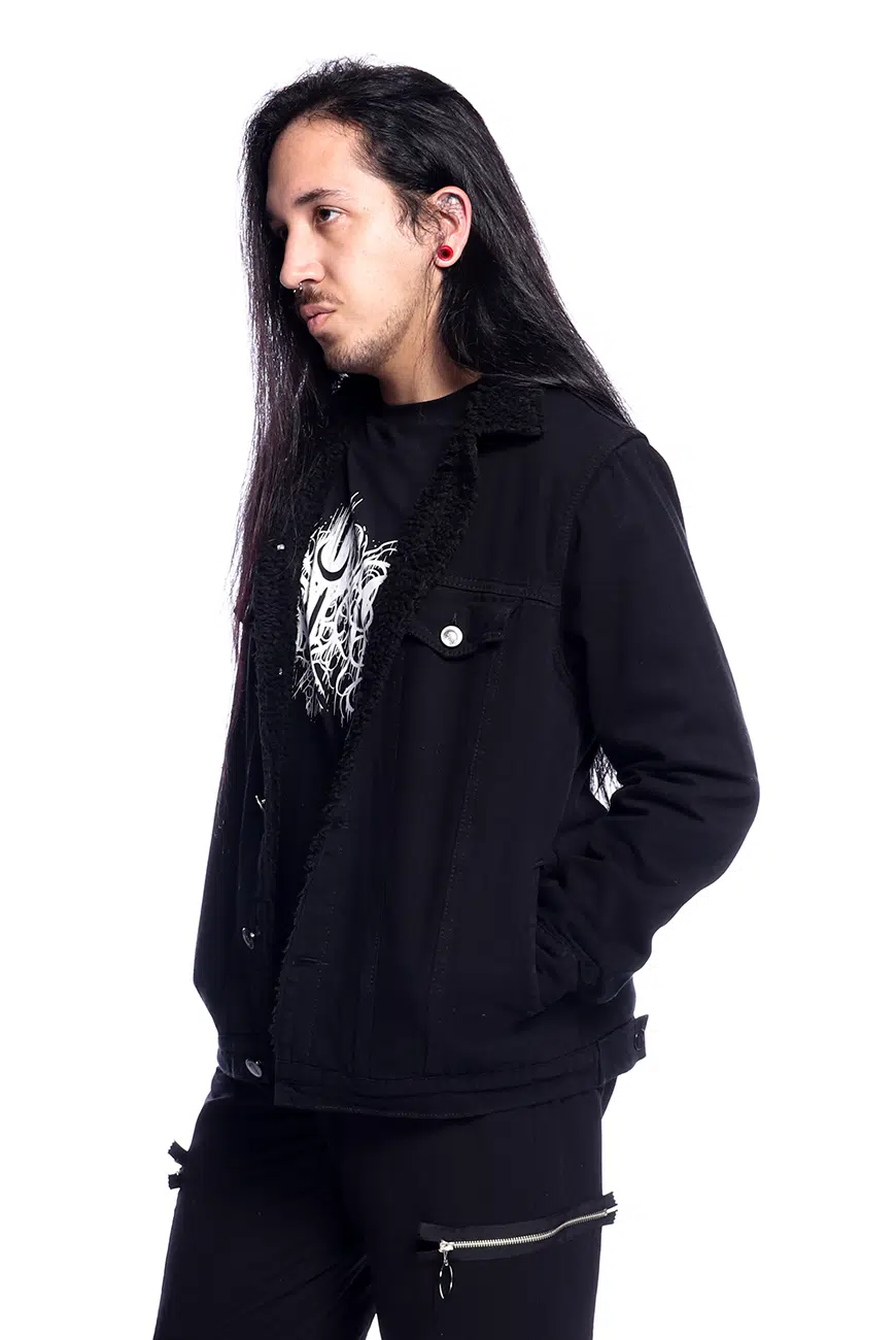 Jaqueta Oversized Preta Sherpa - Imagem 8
