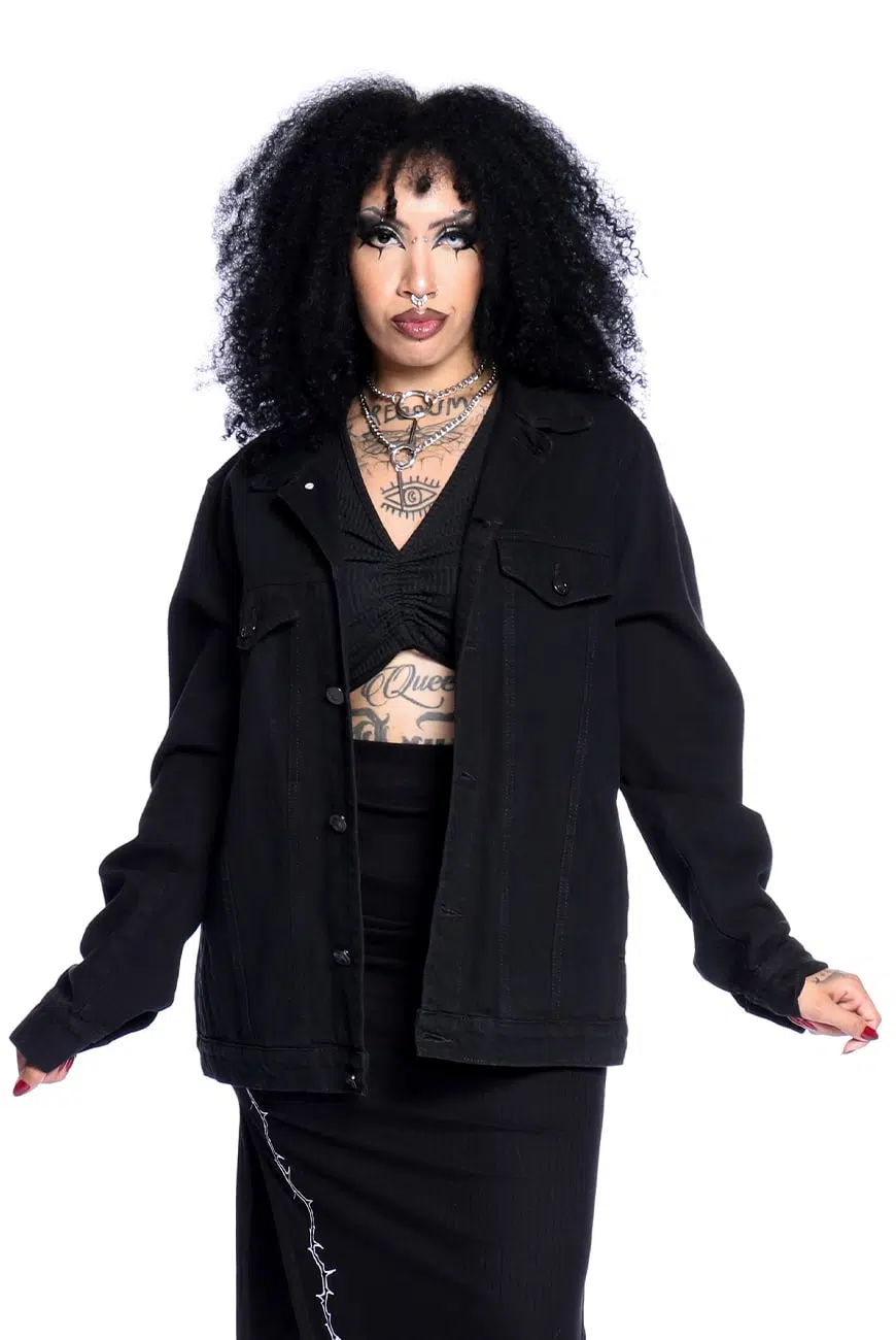 Jaqueta Sarja Oversized Nagini - Imagem 1