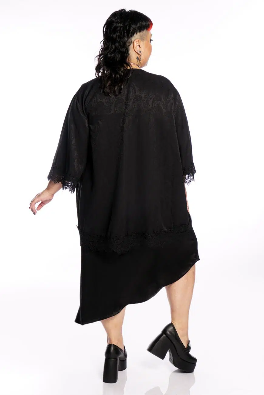 Kimono Preto Arabesque - Imagem 6