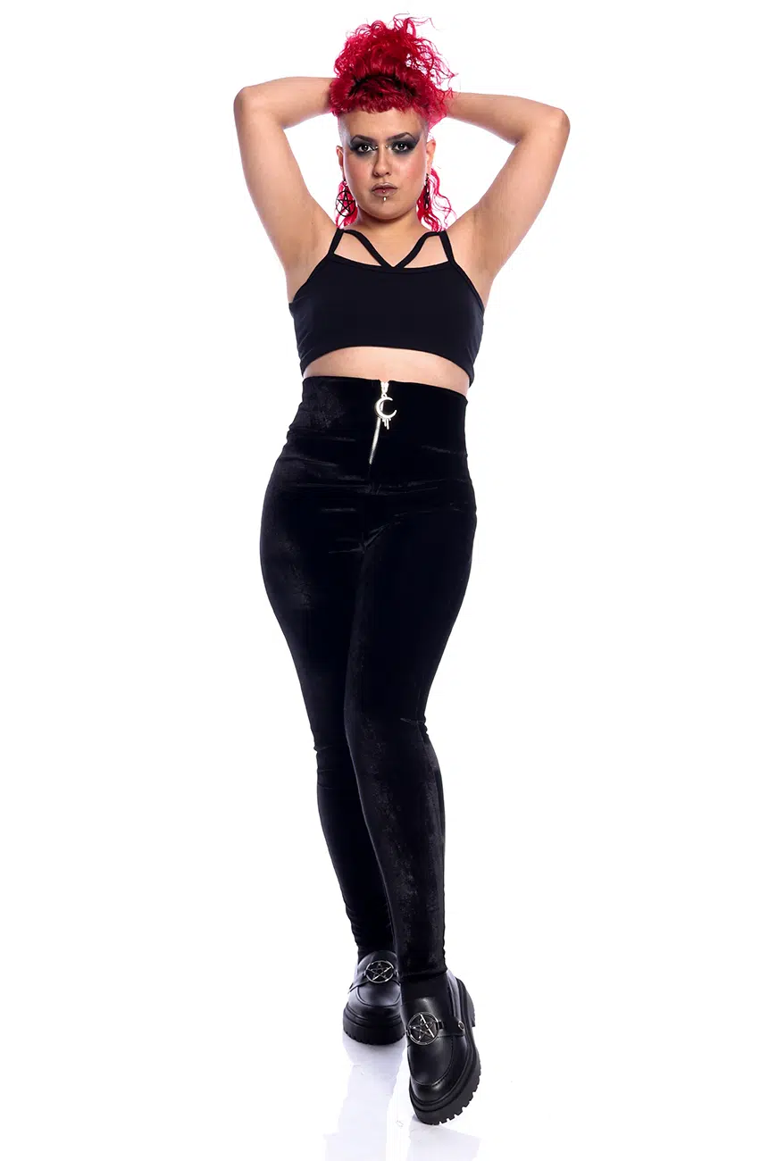 Legging Cintura Alta Velour - Imagem 3