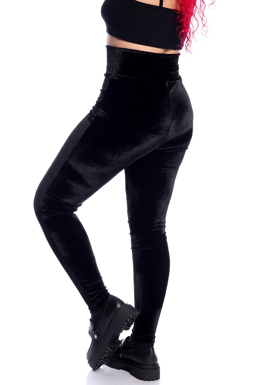 Legging Cintura Alta Velour - Imagem 7