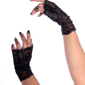 Luvas Sem Dedos Renda