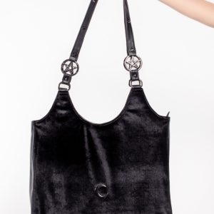 Maxi Bolsa Veludo Pentagrama