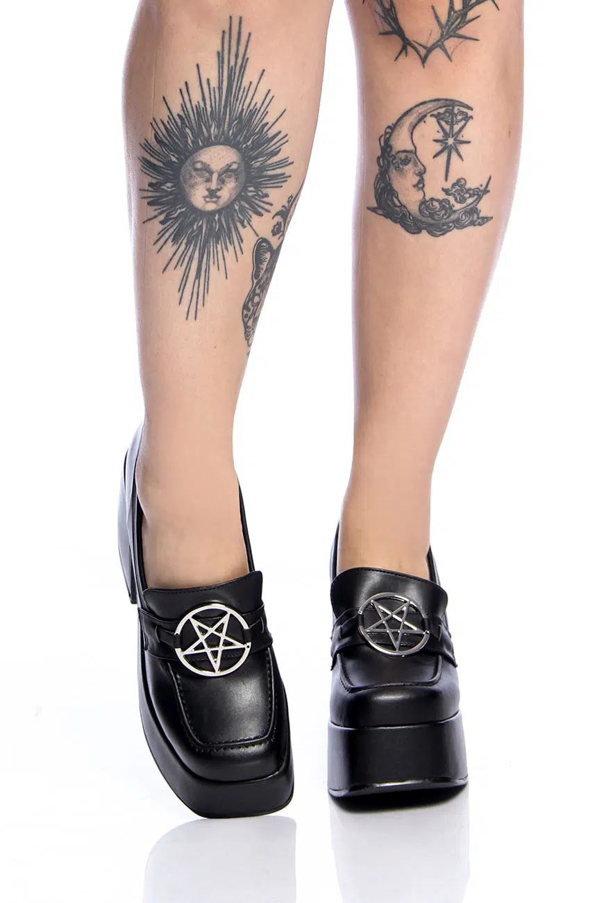 Mocassim Meia Pata Pentagrama Invertido - Imagem 3