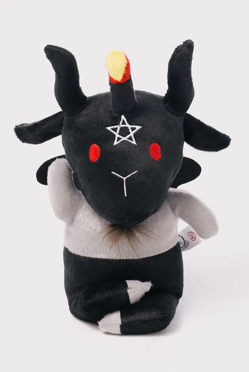 Pelúcia Baphomet Preta - Imagem 1